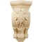Ekena Millwork 3 1/2"W x 4 3/8"D x 7 7/8"H Small Grape Bunches Corbel, Maple COR03X04X07GRMA - alternate 4